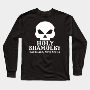 Holy Shamoley Skull Floral Skeleton Long Sleeve T-Shirt